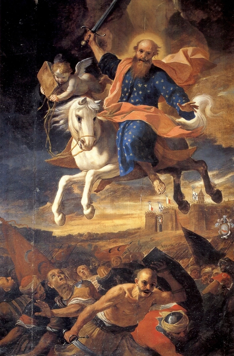 San Paolo libera Malta dai turchi - Mdina, Malta